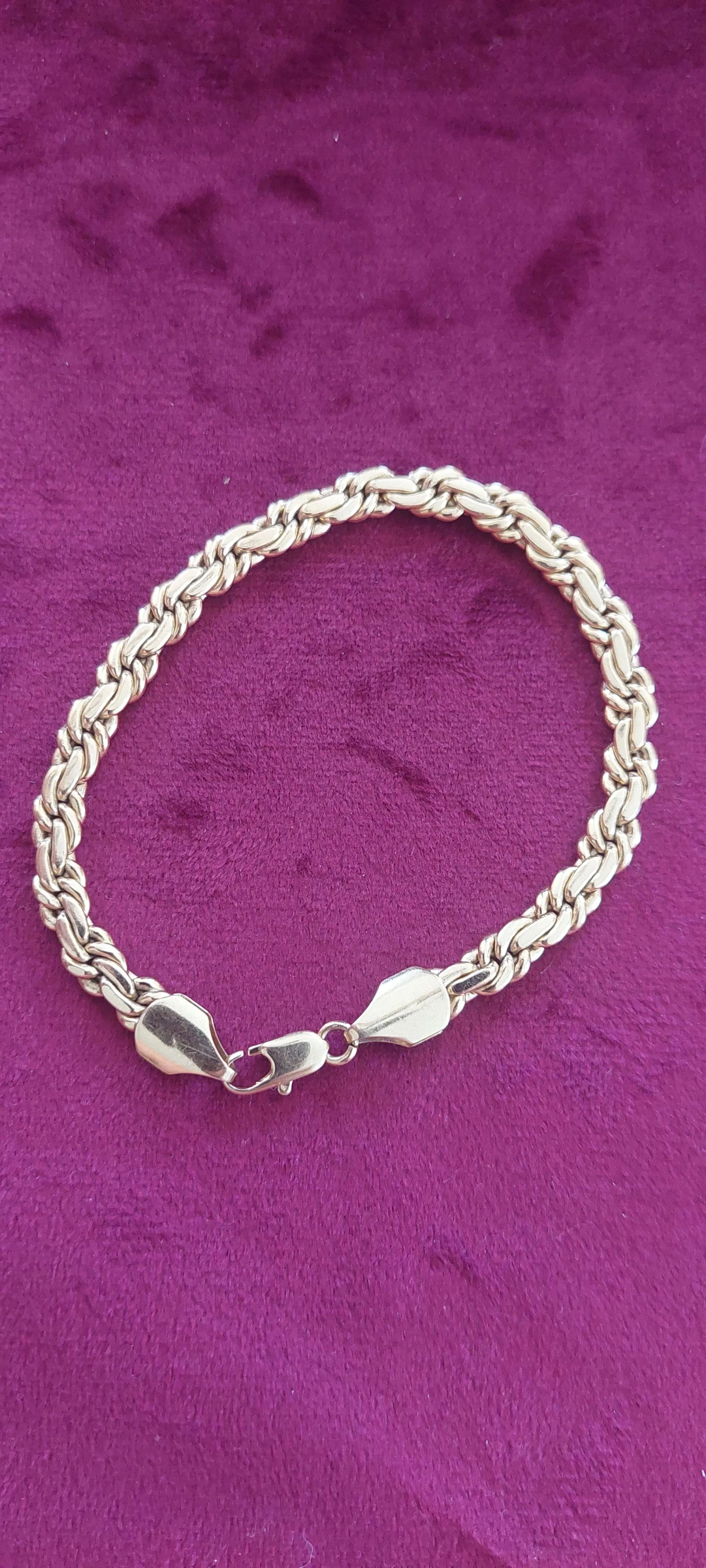 Gouden palmier kettingarmband 19,5 cm – 14,40g – photo 2